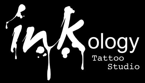 A black and white logo with the name ink.